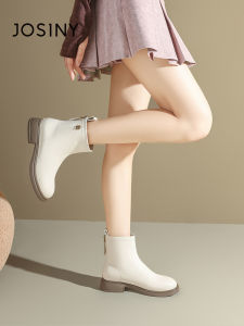 Josiny | Vintage Stylish Women Boots Round Toe Easy-to-match Slender Boot