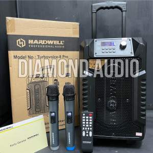 Speaker portable hardwell turbovoice 8 pro original hardwell turboivoice 8pro bluetooth