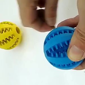 Silicone Watermelon Treat Ball Small Puppy Teething Toy Elastic Chew Toy Indestructible Boredom Relief Teeth Cleaning Supplies