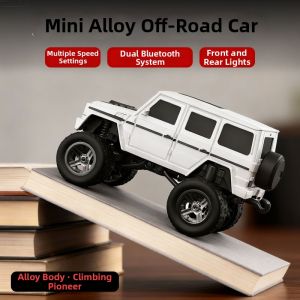 Off-road Mini Metal Toy Car with Lights and Suspension for Kids
