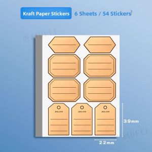 JIELI | Waterproof Adhesive Handwriting Name Tags