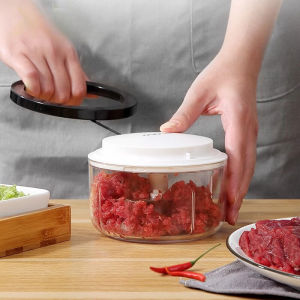Multifunctional Food Processor Chopper grinder manual penggiling bumbu daging Penggiling Bawang Putih Manual
