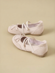 Josiny | Pink Comfort Ballet Flats for Spring New Internal Elevation