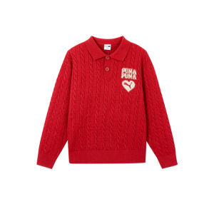 PUMA | Children New Year Style Sporty Polo Knit Sweater