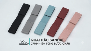 Quai hậu giày Sandal nam nữ Sandal đi học đủ màu đủ size nam nữ 1 cặp 27mm phù hợp cho Saado Faado Facota