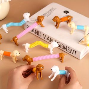 24pcs Stretchable Dog Toy Set – Flexible Fidget Toys for Kids Fun Party Favors Classroom Rewards & Birthday Gifts