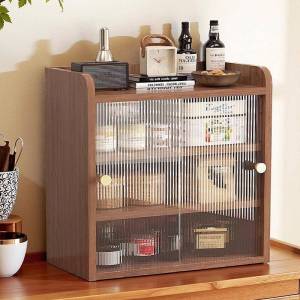Dustproof High-end Solid Wood Cup Storage Organizer