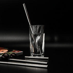 Straw Reusable Telescopic Straw Stainless Steel Material Metal Straw With Portable Drinking Straw Set For Travel With Case