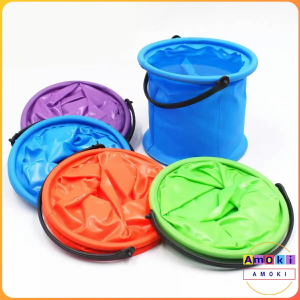 Amoki Foldable Barrel Portable Catch Fish Bucket Water Bucket