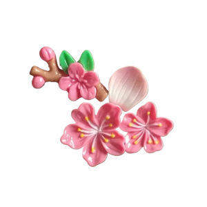 LUKSEN | Phụ Kiện Trang Trí Nội Thất Ô Tô Hình Đào 3D Mới Cho Bảng Điều Khiển Trung Tâm