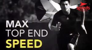 024-15 SPEEDS Speed Chute Parasut Latihan Lari Agility Strength Ikat Pinggang Black Jogging Pemberat