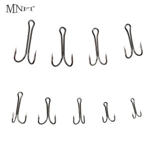 30Pcs Double Fishing HooksClassic Frog Hooks High Carbon Steel Double Hook Fishing Barbed Open Shank for Saltwater Freshwater