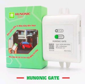 Bộ điều khiển cổng tự động Hunonic Gate Điều khiển từ xa bằng điện thoại qua Tích hợp Wifi và Bluetooth