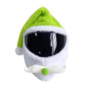 Motorcycle Helmet Cartoons Plush Helmet Protective Cover Helmet Full Face Covers For Outdoor Fun Personalized Helmets Christmas