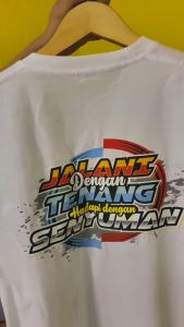 KAOS SANG PERINTIS BUKAN PEWARIS (jalani dengan tenang) COTTON COMBED 24S LEBIH TEBAL DAN NYAMAN
