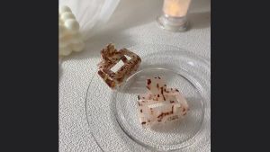 F4 Jepit Rambut Salon 5cm Model Kotak Bolong Bahan Selulosa Asetat Warna Jade dengan Handle HSA003