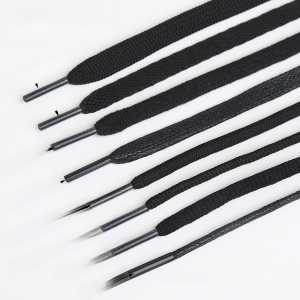 Black Flat Round Lace-up Shoe Laces for Men and Women Extended Length Sports Canvas Basketball Shoes Ultra-short 60-200