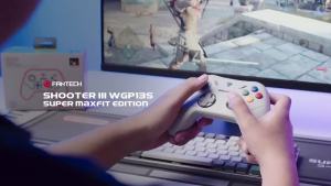 Fantech | FANTECH SHOOTER III WGP13S 1000Hz Gamepad Wireless Controller 20 Hours Use Time Hall-Effect Sticks and Triggers Gamepad