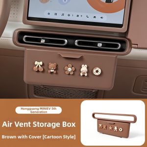 HUAYUQIANYU | Storage Box for Central Console and Air Outlet Phone Card Holder