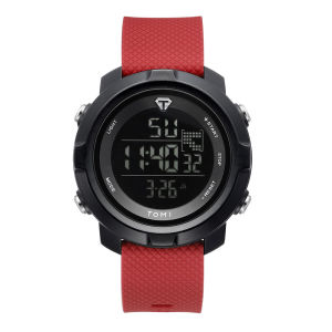 Tomi | TOMI Mens and Womens LED Digital Watch Mens Sports Watch Fitness Electronic Watch Student Multi functional Sports Watch