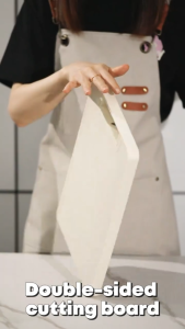 เขียงไม ้ เนื ้ อแข ็ งในครัวเรือน PP เขียงสองด ้ านต ้ านเชื ้ อแบคทีเรีย กระดานมีดทําครัวHP302