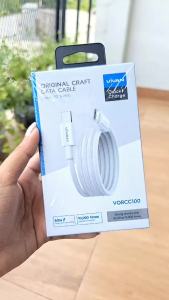 Kabel Charger Type C To Type C 60W Fast Charging Power Delivery Quick Charge IP 15 16 Vivan VORCC100