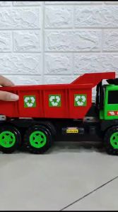 Mainan Anak Dump Truck Truk Sampah Konstruksi Friction Besar IM-2271