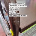 QEE 3V RAK AMPAIAN PENYIDAI BAJU WITH ROLLER SUPER HEAVY DUTY STRONG STANDING. 
