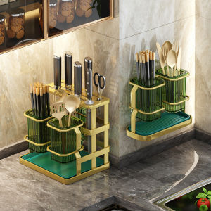 Tempat Pisau Dapur & Pengatur Perkakas Pisau Multifungsi