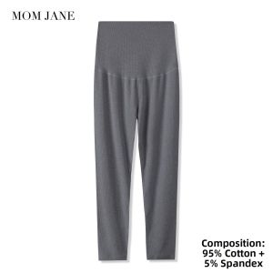Mom Jane | Cotton Warm Duvlon Pants Not Tight On Stomach