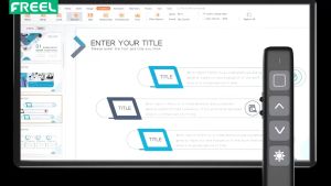 CNAGAIN Wireless Presenter RF Remote Control 2.4GHzUSB Projector Page Turning Pen For PPT Powerpoint Presentation Pointer Slide Advancer