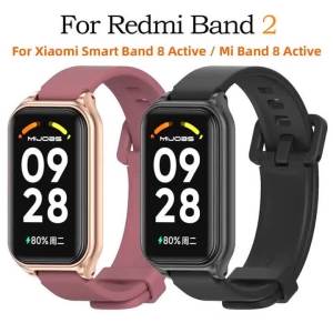 Strap For Xiaomi Smart Band 8 Active For Redmi Band 2 Bracelet Correa Watchband Wrist Strap for Mi 8 Redmi 2 Active Accessories