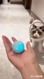 Electric Cat Ball Toys Automatic Rolling Smart Cat Toys for Cats Training Self-moving Kitten Toys for Indoor Interactive Playing
