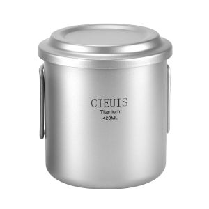 CIEUIS | Bộ Đồ Trà Titanium Du Lịch Ngoài Trời 2 Cốc