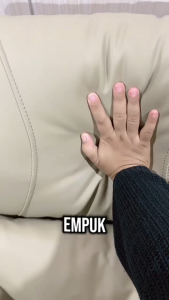 Sofa L Minimalis/Tipe Boxer/ALIFIO/Kulit Sintetis (Anti Air)/Premium Quality