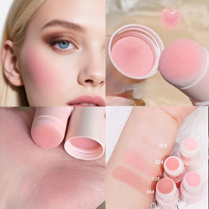 ZVEV Cloud Soft Matte Blush Stick - Vibrant and Moisturizing Korean Style Brightens Lips and Cheeks