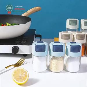 【Special Offer】Trending Seasoning Bottle Set - 0.5g Quantitative Press Type Bottle - with Moisture-proof Ideal for Kitchen Condiments (Popular Kitchen Accessories Set Seasoning Metering Kit)
