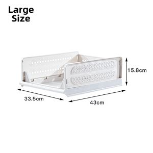 MLZH | Drawer Style Layered Large Capacity Storage Box With Partition