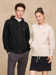 Champion | Hooded Zippered Casual Jacket