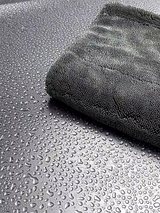 ผ้าไมโครไฟเบอร์ไร้ขอบ เกรดพรีเมียม 1200gsm ผ้าเช็ดรถ ผ้าซับน้ำอย่างดี ไม่เป็นขุ่ย ไม่ทิ้งคราบน้ำ