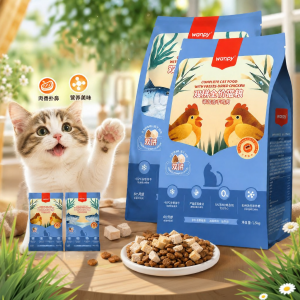 Wanpy | Thức Ăn Mèo Toàn Dinh Dưỡng Từ Cá Hồi Phun Sương Đôi Dùng Cho Mọi Giai Đoạn