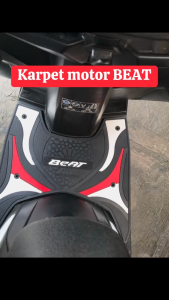 KARPET/AKSESORIS MOTOR HONDA BEAT 2008 - 2025 BAHAN KARET PREMIUM TEBAL STYLIS ANTI LUNTUR DAN LICIN