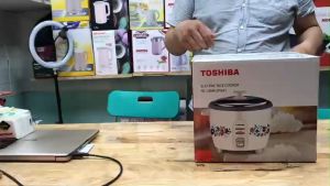 Nồi cơm điện Toshiba RC-18MH2PV(F)-nồi cơm điện nắp rời 1l8-chống dính-700W tiết kiệm điên-bảo hành 12 tháng toàn quốc