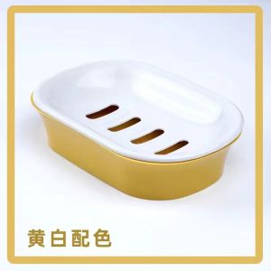 Large Double Layer Draining Soap Dish Home Bathroom Laundry Soap Box Student Dormitory Toilet Creative Style PP Material