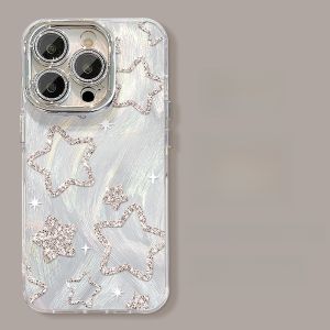 Sup&LV | Ốp lưng điện thoại Apple 16 Pro Max toàn diện có dây đeo cổ tay chân đế chống rơi chống sốc bảo vệ ống kính