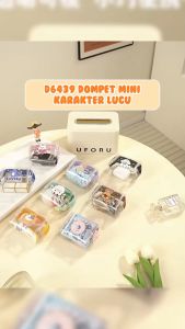 Gratis Semua - Pouch Transparan Mini / Dompet Koin Karakter Aesthetic