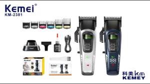 Kemei | Kemei 2381 Trimmer Barber 2384 Hair Clippers Professioal 10000 Rpm High Quality Clippers And Trimmers Set