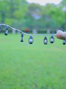 5M/6.5M/7.5M Solar Camping Lantern String Lights Mini Lamp 8 Modes For Indoor And Outdoor Garden Holiday Decoration