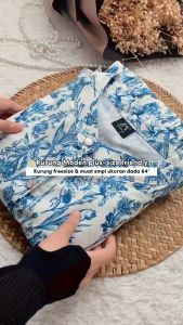 ZOE ARISSA Raya 2025 ZA Kesuma Kurung Moden – Loose Cutting with Elegant Pleated Skirt | Comfortable & Stylish Baju Kurung for Raya Available in Red Pink Yellow Green Black Orange and Blue) | Free Size (Fits S to 3XL) for Flattering Fit for All Body