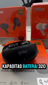 Olike TWS T112 Earbuds Bluetooth 5.3 Suara Jernih Bass Ngebas Mic Jelas Baterai Tahan Lama